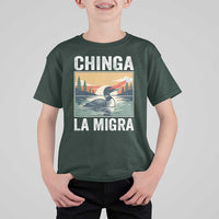 Chinga La Migra T Shirt For Kid Minnesota Loon Laser Ice Cube Political Protest