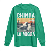 Chinga La Migra Long Sleeve Shirt Minnesota Loon Laser Ice Cube Political Protest