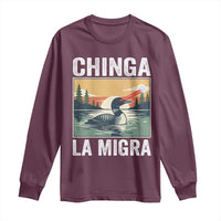Chinga La Migra Long Sleeve Shirt Minnesota Loon Laser Ice Cube Political Protest