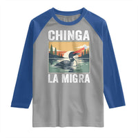 Chinga La Migra Raglan Shirt Minnesota Loon Laser Ice Cube Political Protest