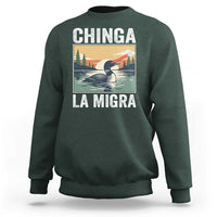 Chinga La Migra Sweatshirt Minnesota Loon Laser Ice Cube Political Protest