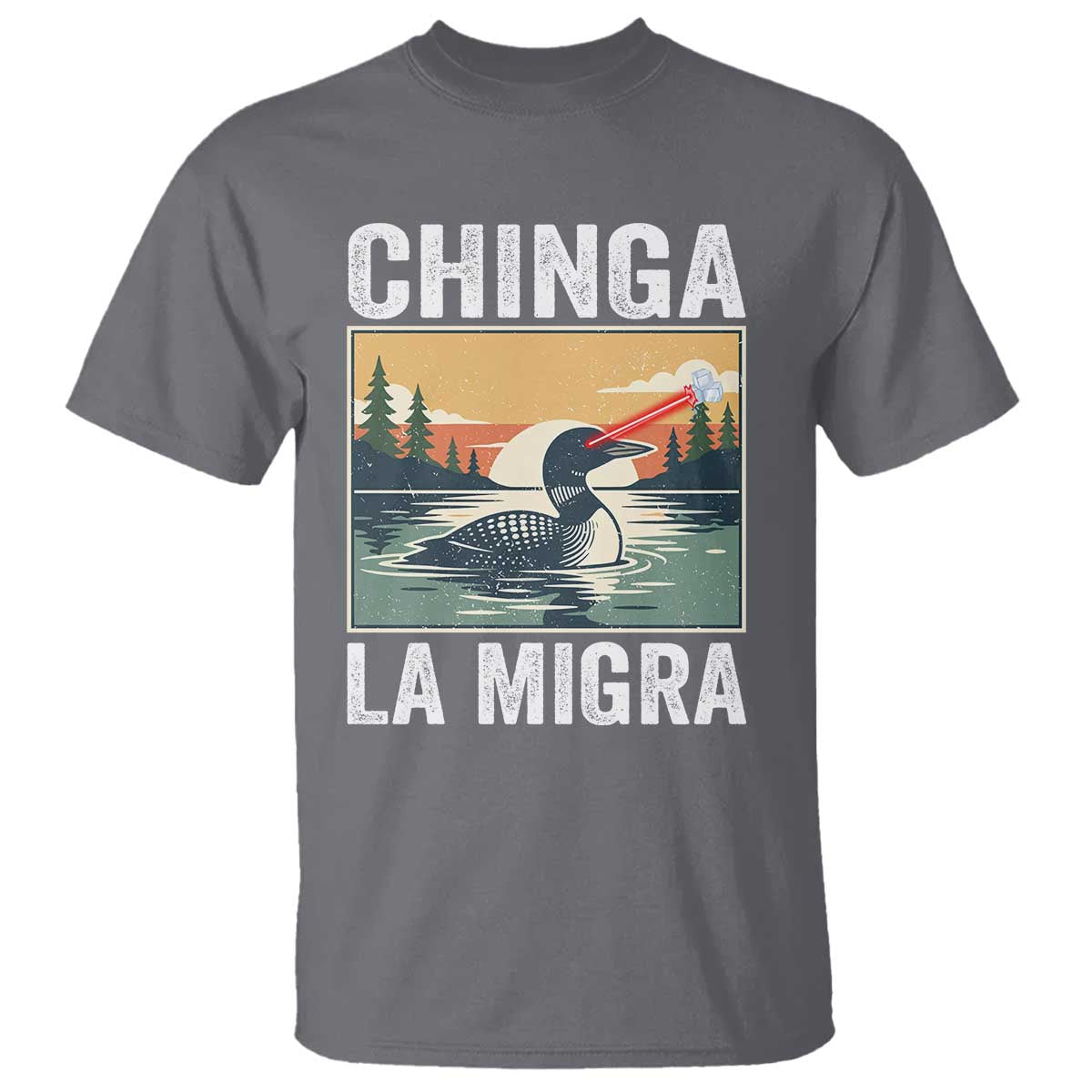 Chinga La Migra T Shirt Minnesota Loon Laser Ice Cube Political Protest