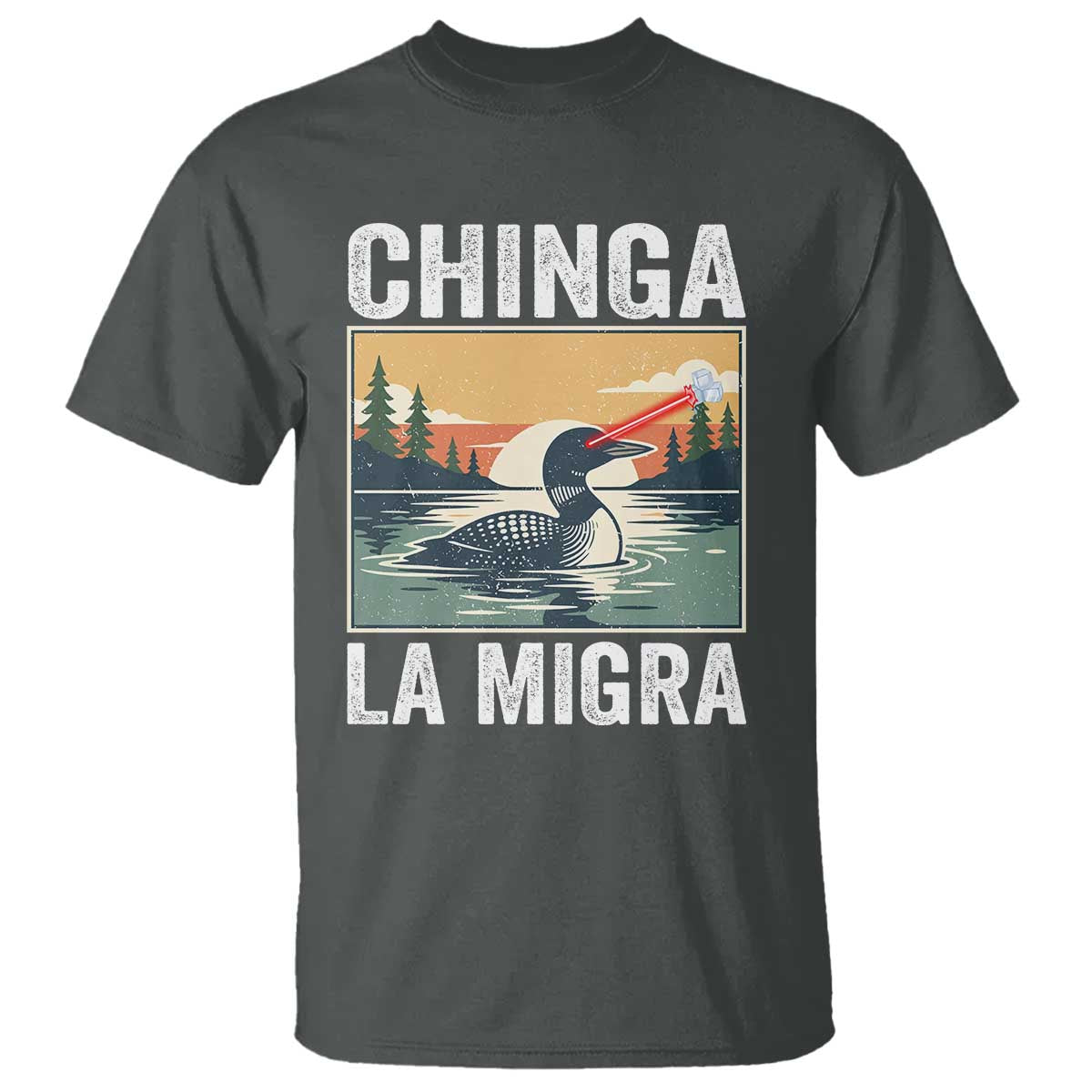 Chinga La Migra T Shirt Minnesota Loon Laser Ice Cube Political Protest