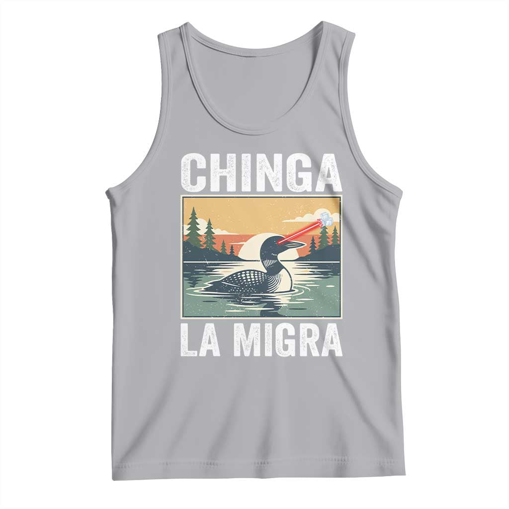 Chinga La Migra Tank Top Minnesota Loon Laser Ice Cube Political Protest