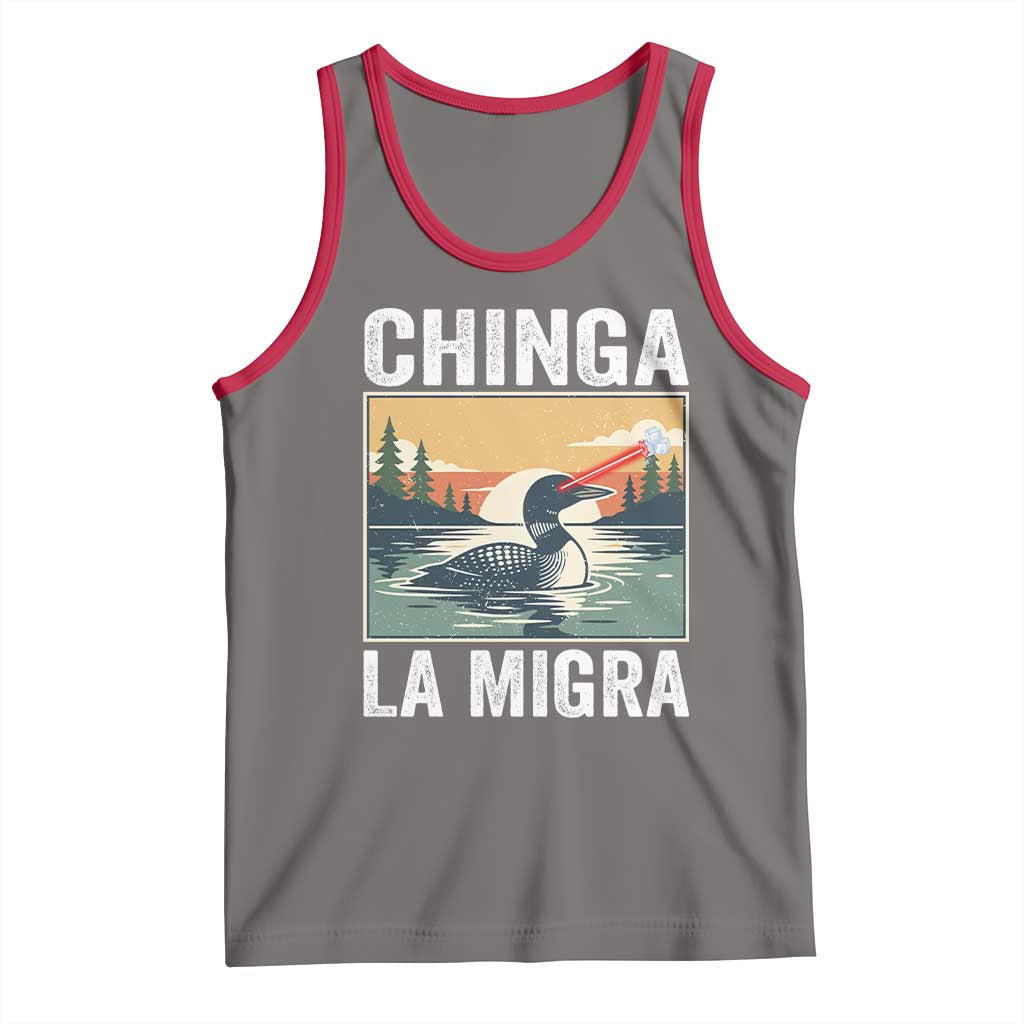 Chinga La Migra Tank Top Minnesota Loon Laser Ice Cube Political Protest