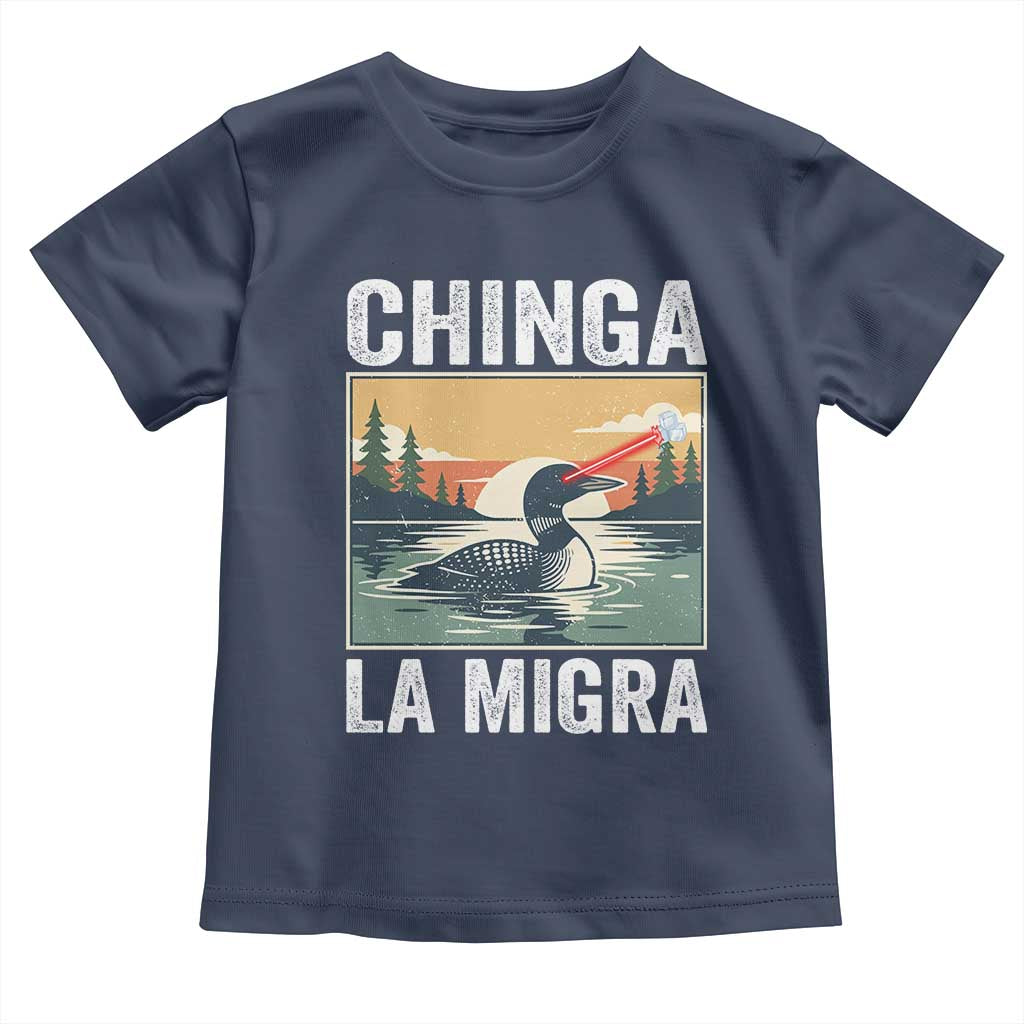 Chinga La Migra Toddler T Shirt Minnesota Loon Laser Ice Cube Political Protest