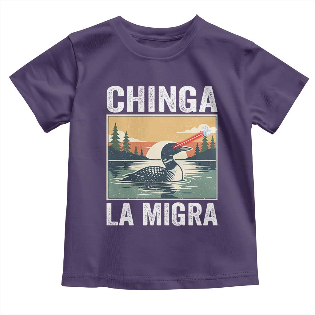 Chinga La Migra Toddler T Shirt Minnesota Loon Laser Ice Cube Political Protest