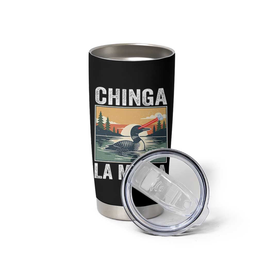 Chinga La Migra Tumbler Cup Minnesota Loon Laser Ice Cube Political Protest