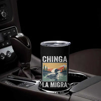 Chinga La Migra Tumbler Cup Minnesota Loon Laser Ice Cube Political Protest