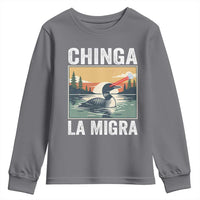 Chinga La Migra Youth Sweatshirt Minnesota Loon Laser Ice Cube Political Protest