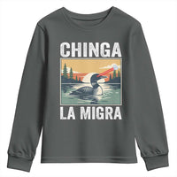 Chinga La Migra Youth Sweatshirt Minnesota Loon Laser Ice Cube Political Protest