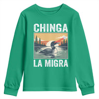 Chinga La Migra Youth Sweatshirt Minnesota Loon Laser Ice Cube Political Protest
