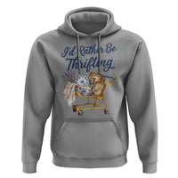 I Would Rather Be Thrifting Hoodie Funny Shopping Quote Thrift Lover