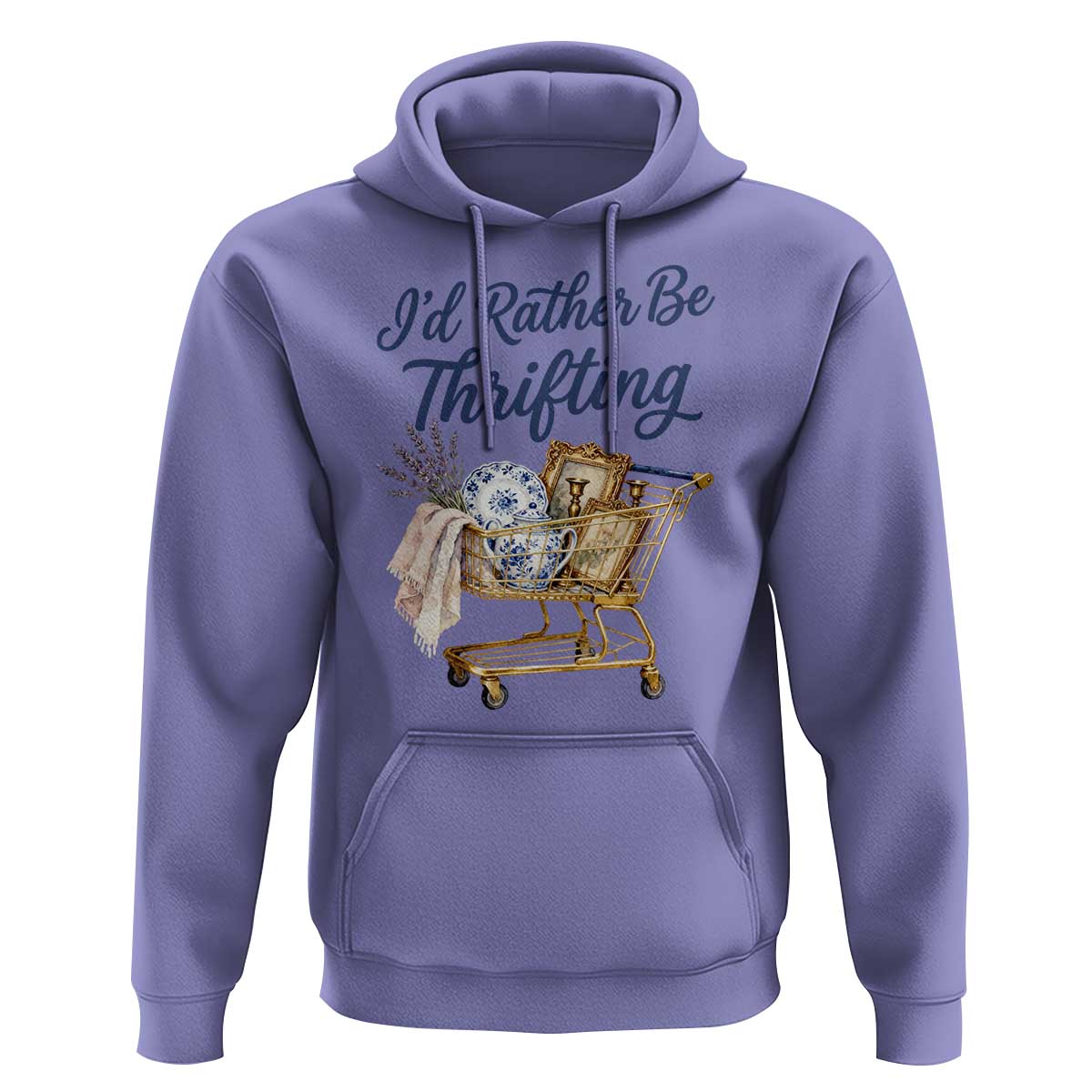 I Would Rather Be Thrifting Hoodie Funny Shopping Quote Thrift Lover