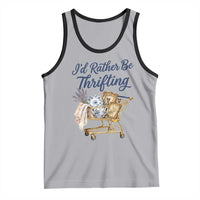 I Would Rather Be Thrifting Tank Top Funny Shopping Quote Thrift Lover