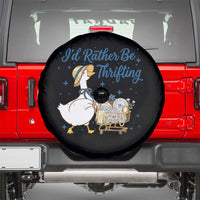 Silly Goose I Would Rather Be Thrifting Spare Tire Cover Funny Shopping Goose