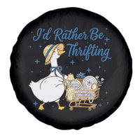 Silly Goose I Would Rather Be Thrifting Spare Tire Cover Funny Shopping Goose