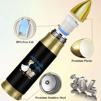 Silly Goose I Would Rather Be Thrifting Bullet Tumbler Funny Shopping Goose