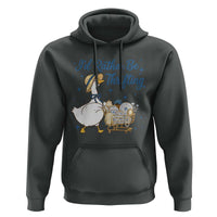 Silly Goose I Would Rather Be Thrifting Hoodie Funny Shopping Goose