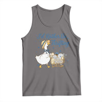 Silly Goose I Would Rather Be Thrifting Tank Top Funny Shopping Goose