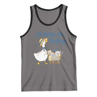 Silly Goose I Would Rather Be Thrifting Tank Top Funny Shopping Goose