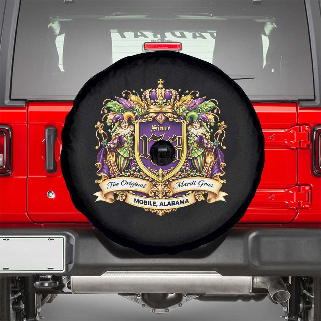 The Original Mardi Gras Mobile Alabama Since 1703 Spare Tire Cover Funny Carnival
