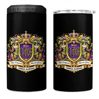 The Original Mardi Gras Mobile Alabama Since 1703 4 in 1 Can Cooler Tumbler Funny Carnival