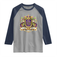 The Original Mardi Gras Mobile Alabama Since 1703 Raglan Shirt Funny Carnival