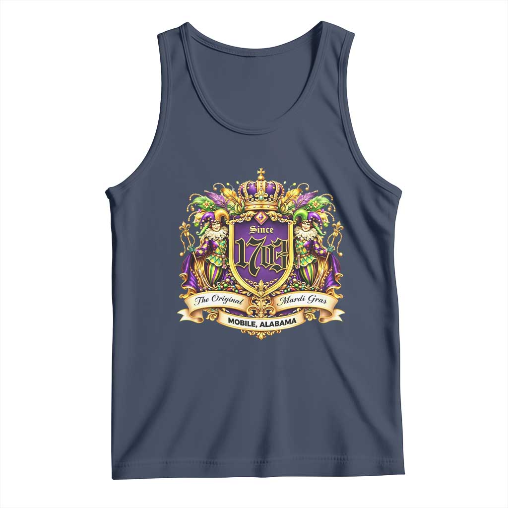 The Original Mardi Gras Mobile Alabama Since 1703 Tank Top Funny Carnival