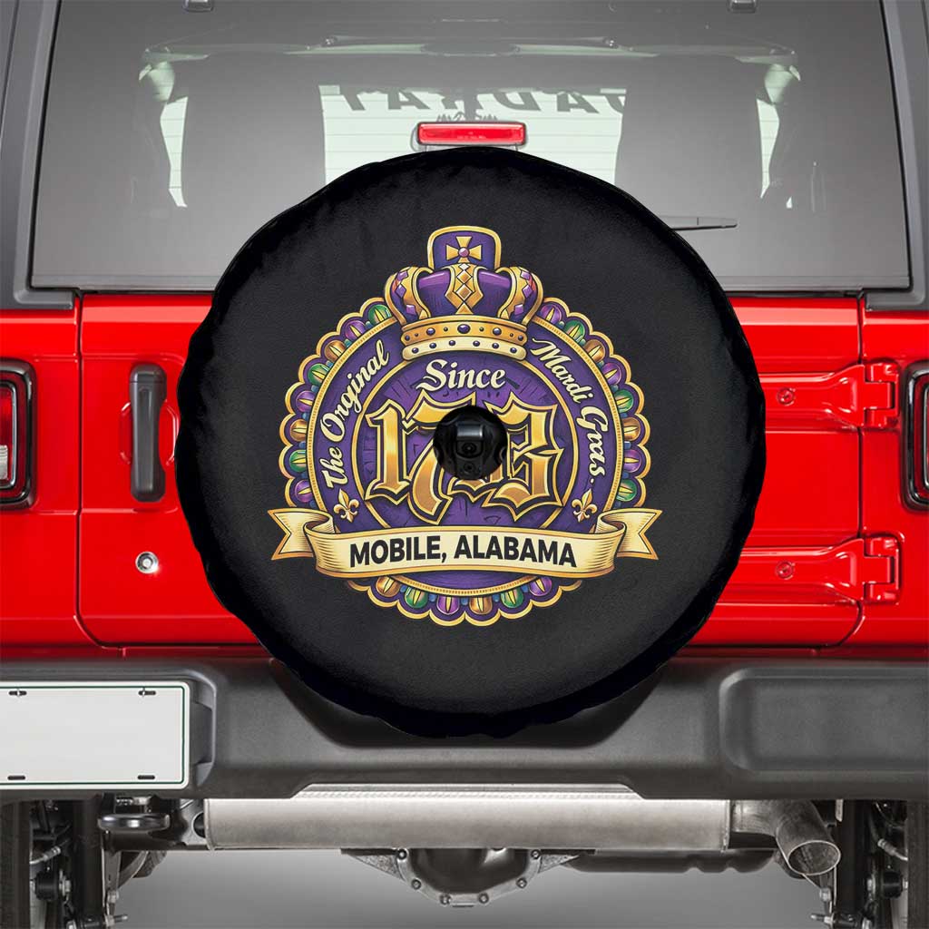 The Original Mardi Gras Mobile Alabama Since 1703 Spare Tire Cover