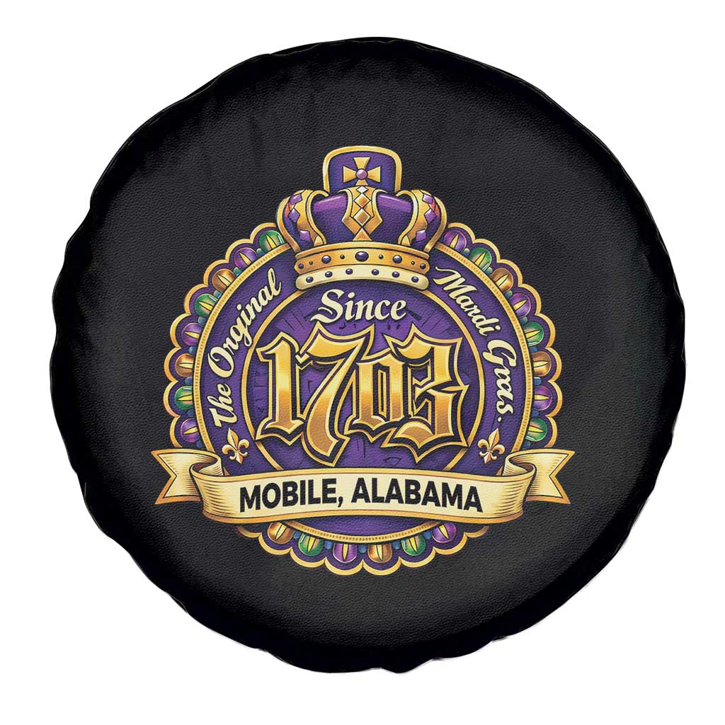 The Original Mardi Gras Mobile Alabama Since 1703 Spare Tire Cover