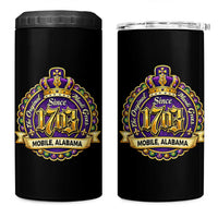 The Original Mardi Gras Mobile Alabama Since 1703 4 in 1 Can Cooler Tumbler