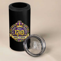 The Original Mardi Gras Mobile Alabama Since 1703 4 in 1 Can Cooler Tumbler