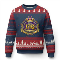 The Original Mardi Gras Mobile Alabama Since 1703 Ugly Christmas Sweater