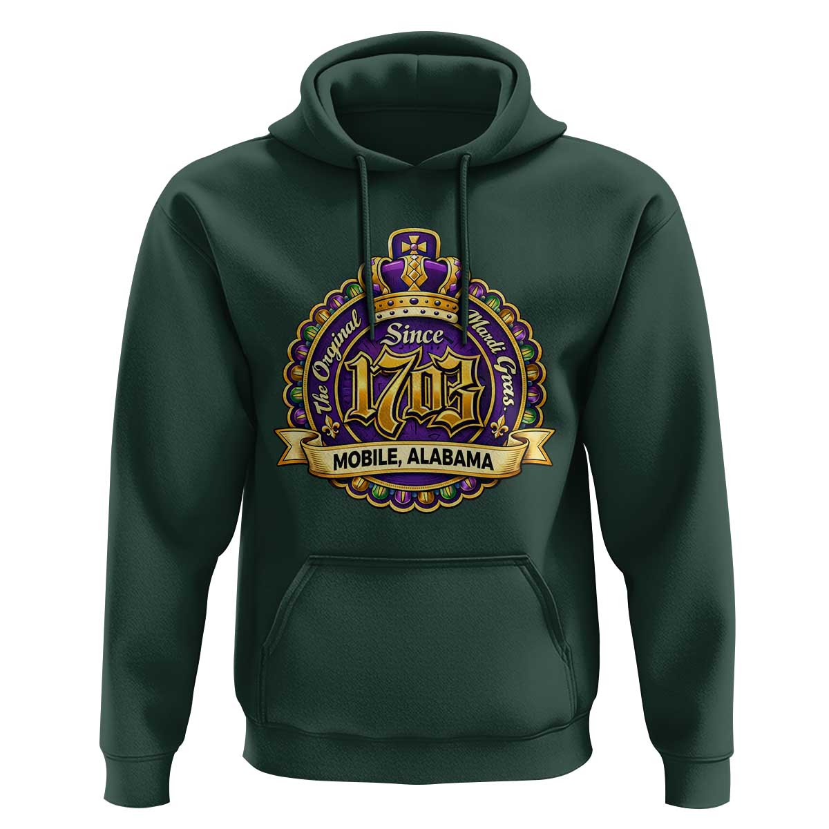 The Original Mardi Gras Mobile Alabama Since 1703 Hoodie