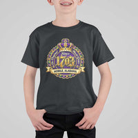 The Original Mardi Gras Mobile Alabama Since 1703 T Shirt For Kid