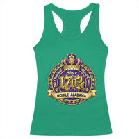 The Original Mardi Gras Mobile Alabama Since 1703 Racerback Tank Top