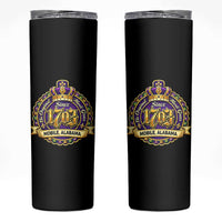 The Original Mardi Gras Mobile Alabama Since 1703 Skinny Tumbler