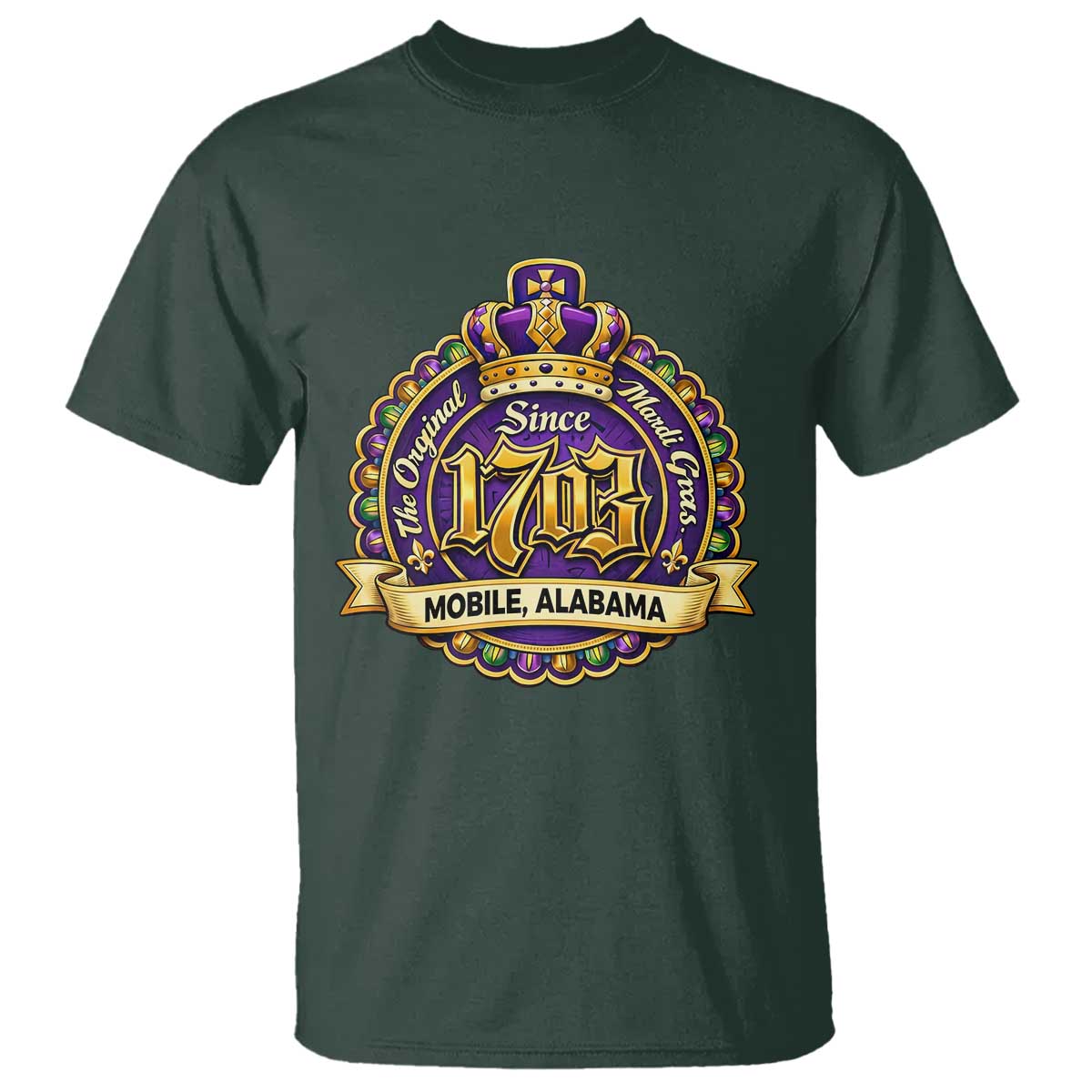 The Original Mardi Gras Mobile Alabama Since 1703 T Shirt