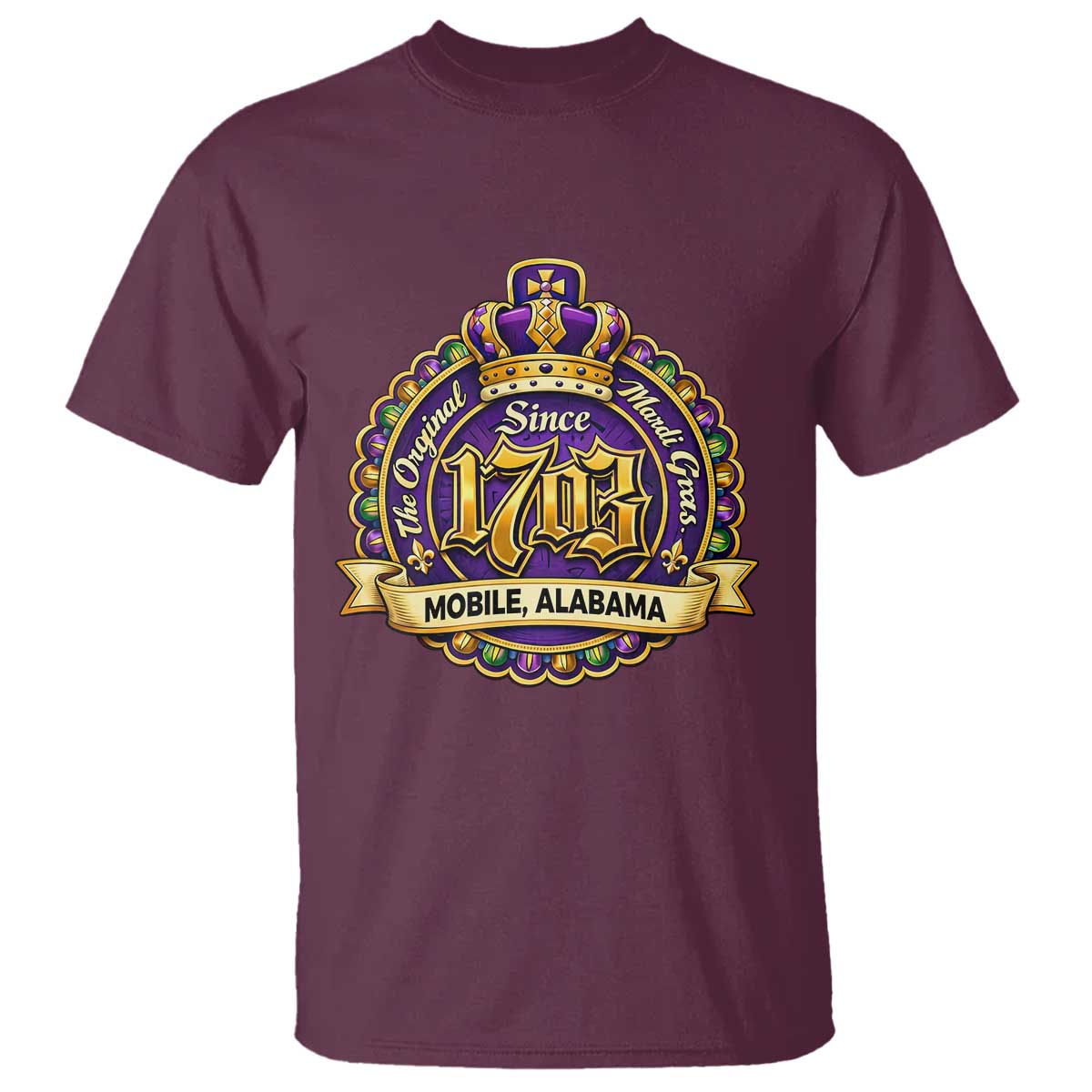 The Original Mardi Gras Mobile Alabama Since 1703 T Shirt