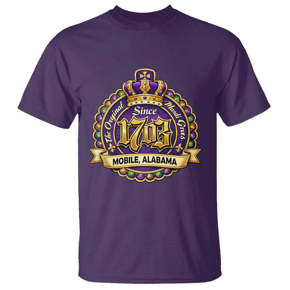 The Original Mardi Gras Mobile Alabama Since 1703 T Shirt