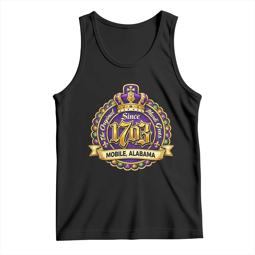 The Original Mardi Gras Mobile Alabama Since 1703 Tank Top
