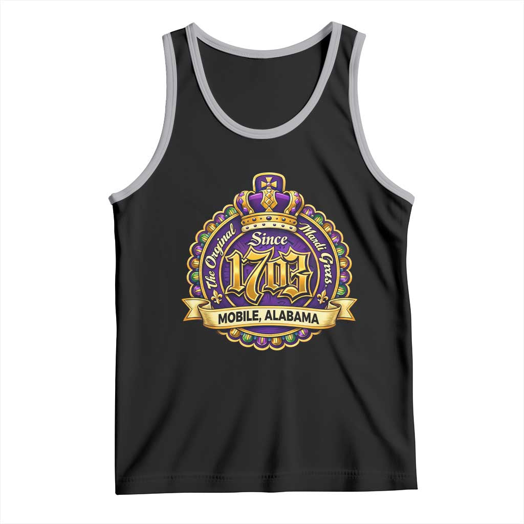The Original Mardi Gras Mobile Alabama Since 1703 Tank Top