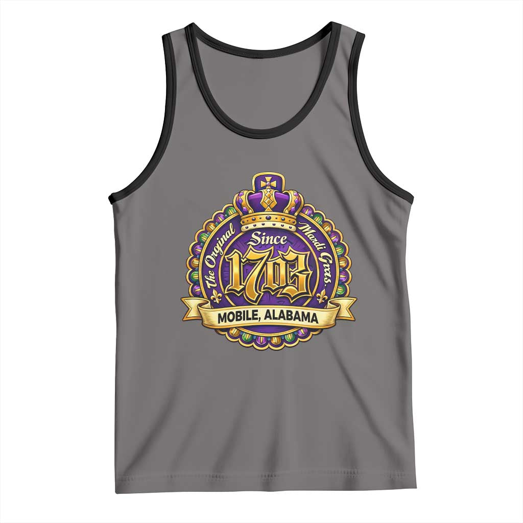 The Original Mardi Gras Mobile Alabama Since 1703 Tank Top