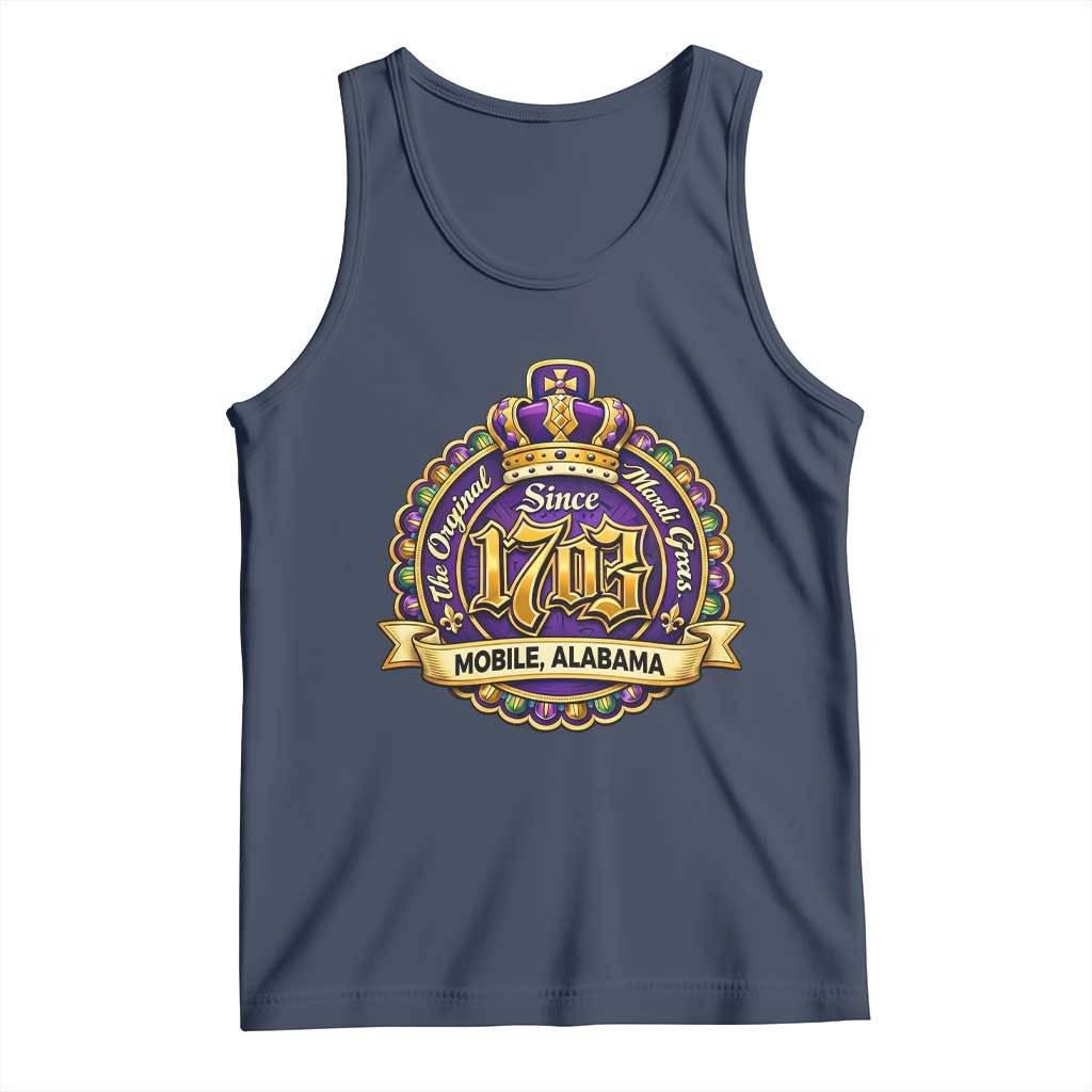 The Original Mardi Gras Mobile Alabama Since 1703 Tank Top