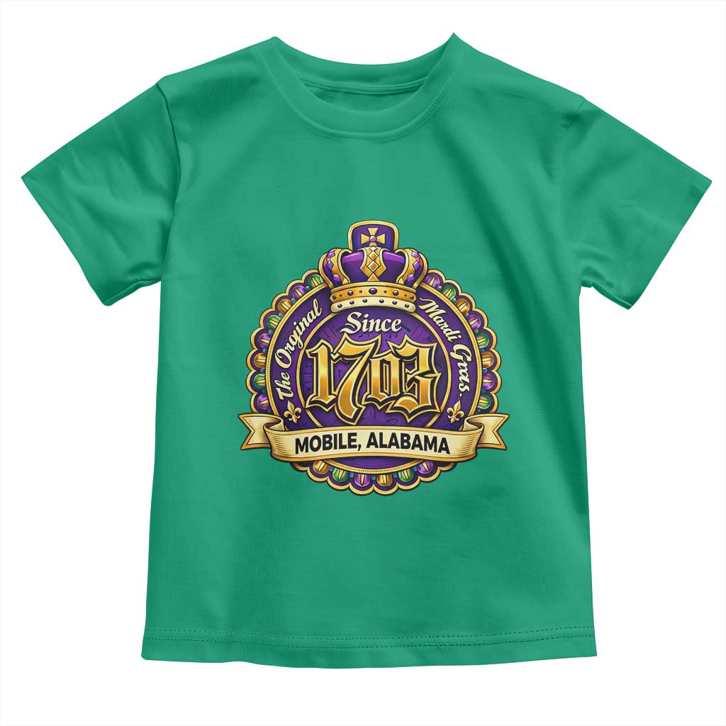 The Original Mardi Gras Mobile Alabama Since 1703 Toddler T Shirt