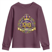 The Original Mardi Gras Mobile Alabama Since 1703 Youth Sweatshirt
