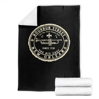 New Orleans Bourbon Street The Big Easy Throw Blanket Let The Good Times Roll