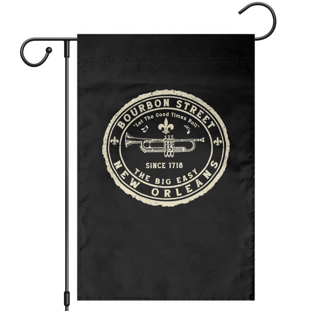 New Orleans Bourbon Street The Big Easy Garden Flag Let The Good Times Roll