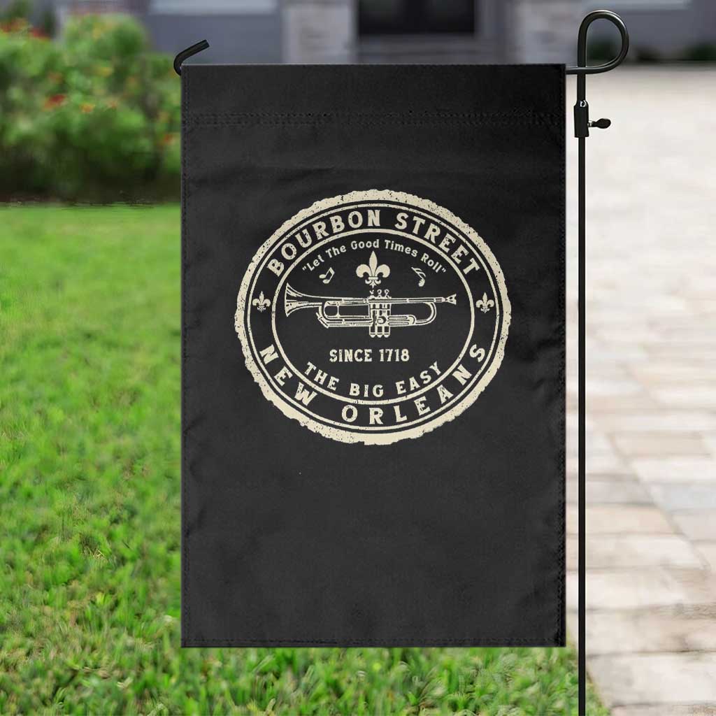New Orleans Bourbon Street The Big Easy Garden Flag Let The Good Times Roll